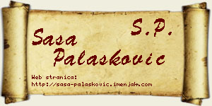 Saša Palasković vizit kartica